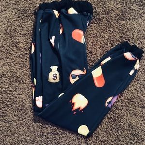 Emoji Sweatpants. Size Large.
